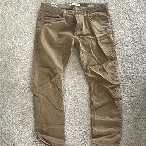 Men's Tan Casual Pants 36/30 slim